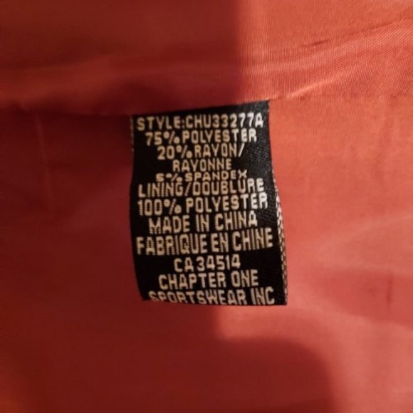 JULES & LEOPOLD RUST OPEN FRONT BLAZER RUCHED SLEEVES FAKE POCKETS SIZE M NWT - Picture 8 of 8